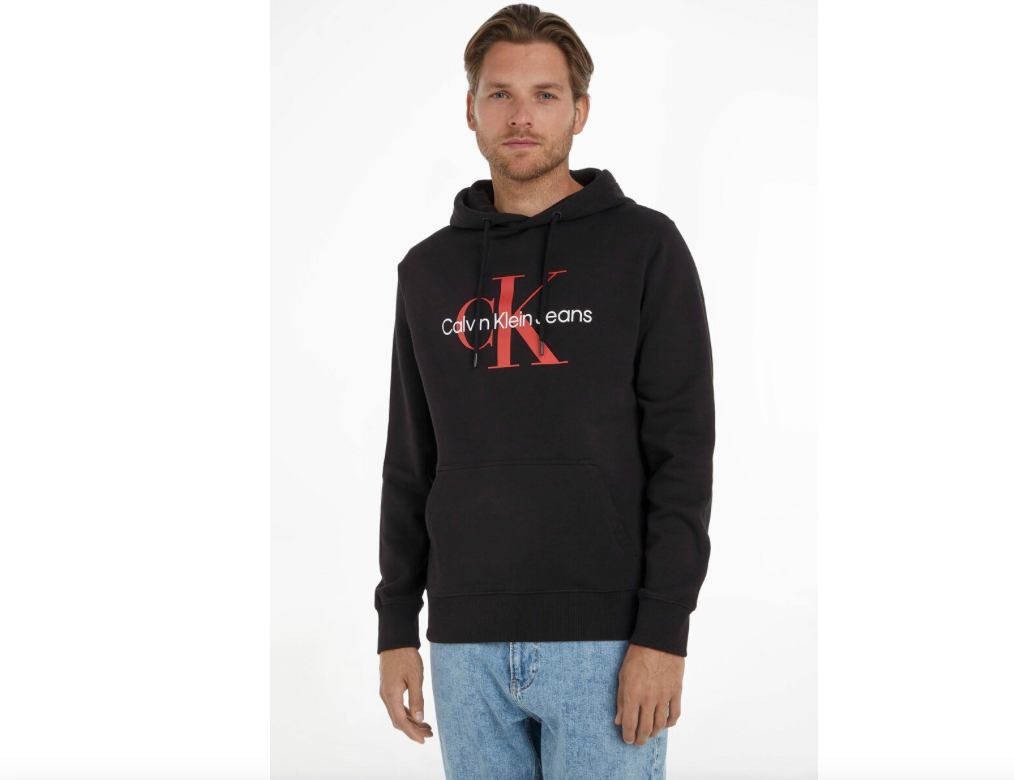 Calvin Klein CK Kapuzensweatshirt Hoodie – schwarz Sportsgeiz Jeans