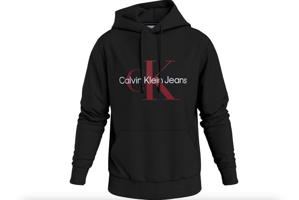 Calvin CK Klein Sportsgeiz schwarz Hoodie Kapuzensweatshirt – Jeans