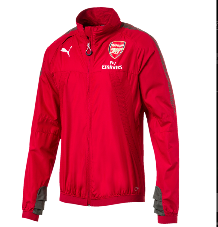 Puma Arsenal London Trainingsjacke Thermo R Vent Heim evoTraining rot Sportsgeiz