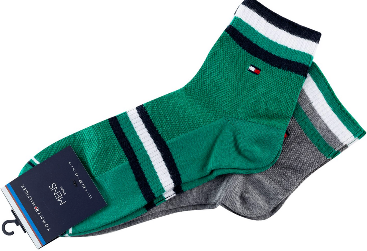 Tommy Hilfiger Classic 2 Unisex Sport Sportsgeiz Pack Mens Socken – Iconic