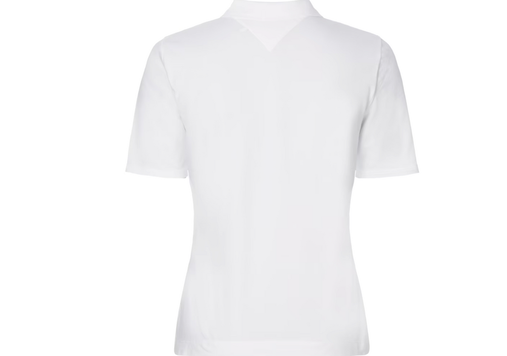 Tommy Hilfiger Sportsgeiz Damen Tee Shirt – Poloshirt weiß Essential