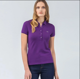 Lacoste Damen Poloshirt PF6949 - 00 Kurzarm lila