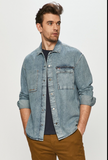 Tommy Jeans Hemd Jacke Jeanshemd Shirt grau blau