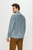 Tommy Jeans Hemd Jacke Jeanshemd Shirt grau blau