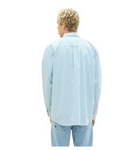 Tom Tailor Herren Hemd Hemdjacke Freizeithemd blau weiß