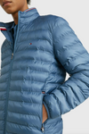 Tommy Hilfiger Herren Daunenjacke PACKABLE CIRCULAR JACKET Übergangsjacke Herbst blau