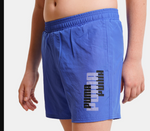 PUMA Shorts  ESS+ LOGOLAB Woven Shorts B Sport Hose Kinder blau