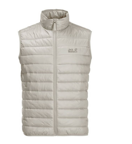 Jack Wolfskin Herren Weste Jwp Vest Winddicht Gesteppter Gilet dusty grey