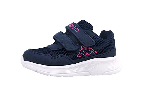 Kappa Kinder Schuhe Cracker Freizeitschuhe Laufschuhe 280009M Blau 6722 navy/ pink