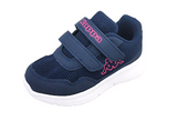 Kappa Kinder Schuhe Cracker Freizeitschuhe Laufschuhe 280009M Blau 6722 navy/ pink