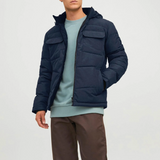 Jack & Jones Brady Steppjacke Winterjacke  Herren Jacke Pufferjacke blau