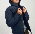 Jack & Jones Brady Steppjacke Winterjacke  Herren Jacke Pufferjacke blau