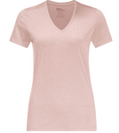 Jack Wolfskin CROSSTRAIL T Damen Wander Sport T-Shirt rosa