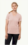 Jack Wolfskin CROSSTRAIL T Damen Wander Sport T-Shirt rosa