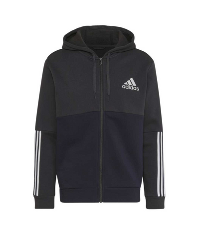 adidas Herren Hoodie Jacke Sweater Colorblock Kapuzenjacke schwarz