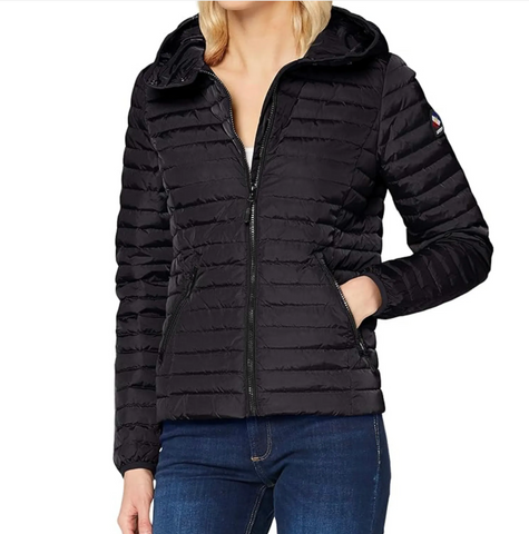 Superdry Core Down Jacke Winterjacke Steppjacke Damen schwarz