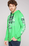 Camp David Herren Hoodie Kapuzen Sweatshirt Pullover grün